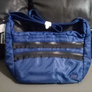 Lug Trooper Crossbody in Cobalt Blue